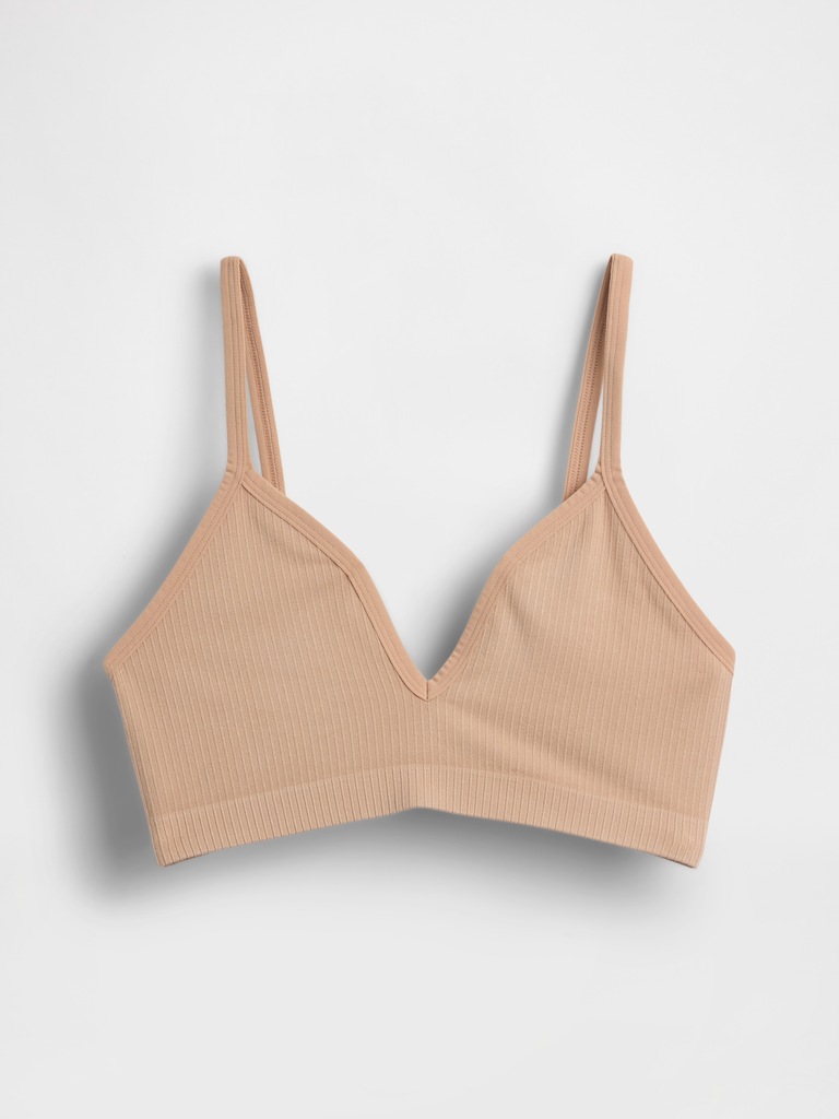 Seamless Rib Triangle Bralette