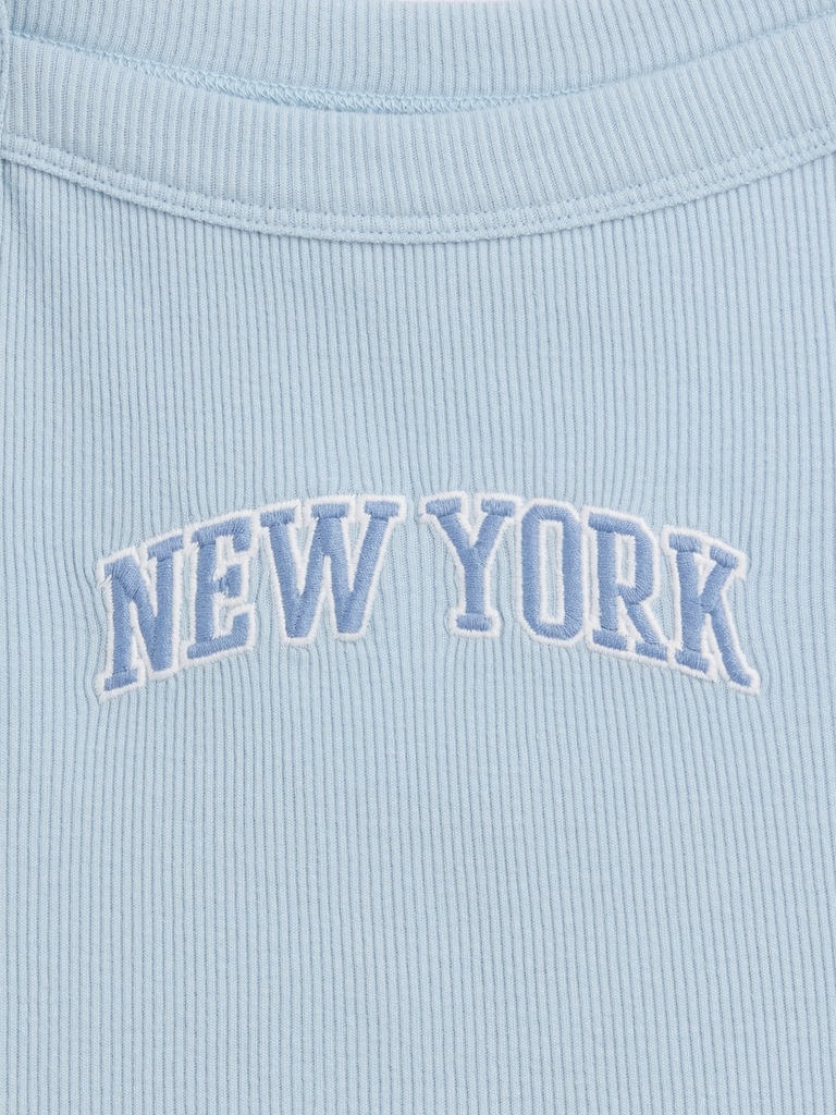 Kids Rib Square-Neck Tank Top