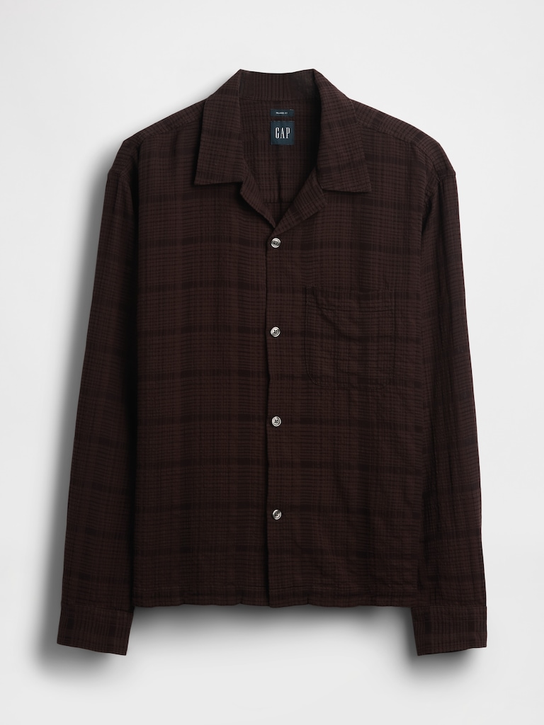 Relaxed Straight-Hem Shirt