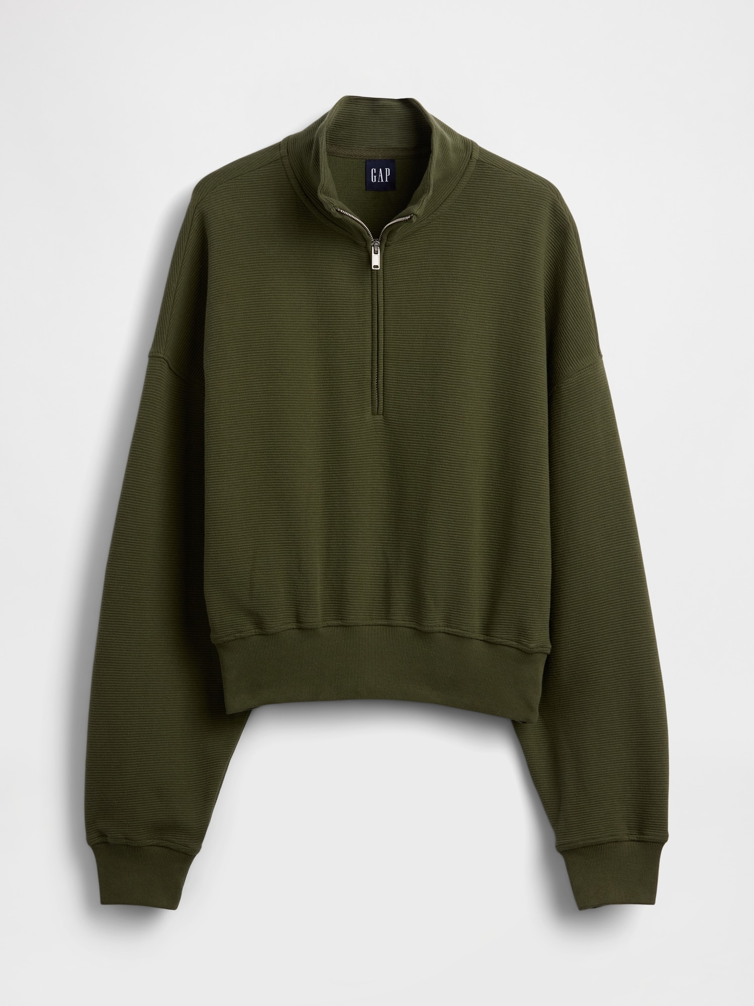 Oversized Wedge Half-Zip Pullover | Gap