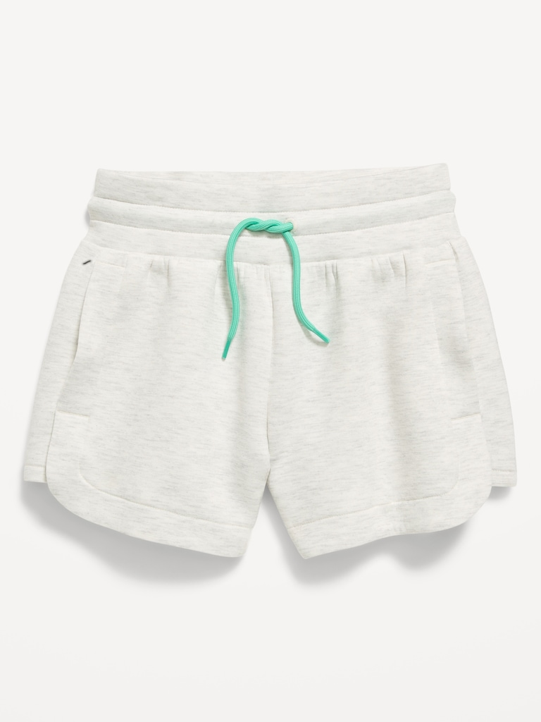 Bounce Fleece High-Waisted Shorts for Girls