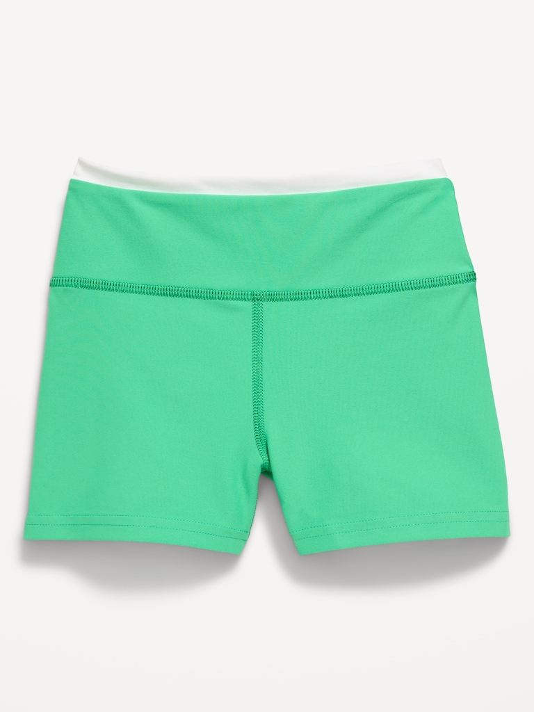 PowerSoft High-Waisted Shorts for Girls