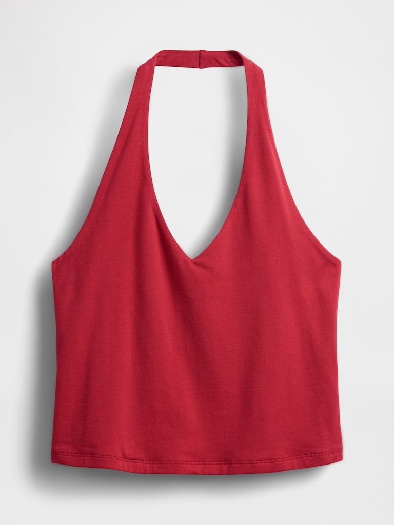 CloseKnit Halter Crop Top