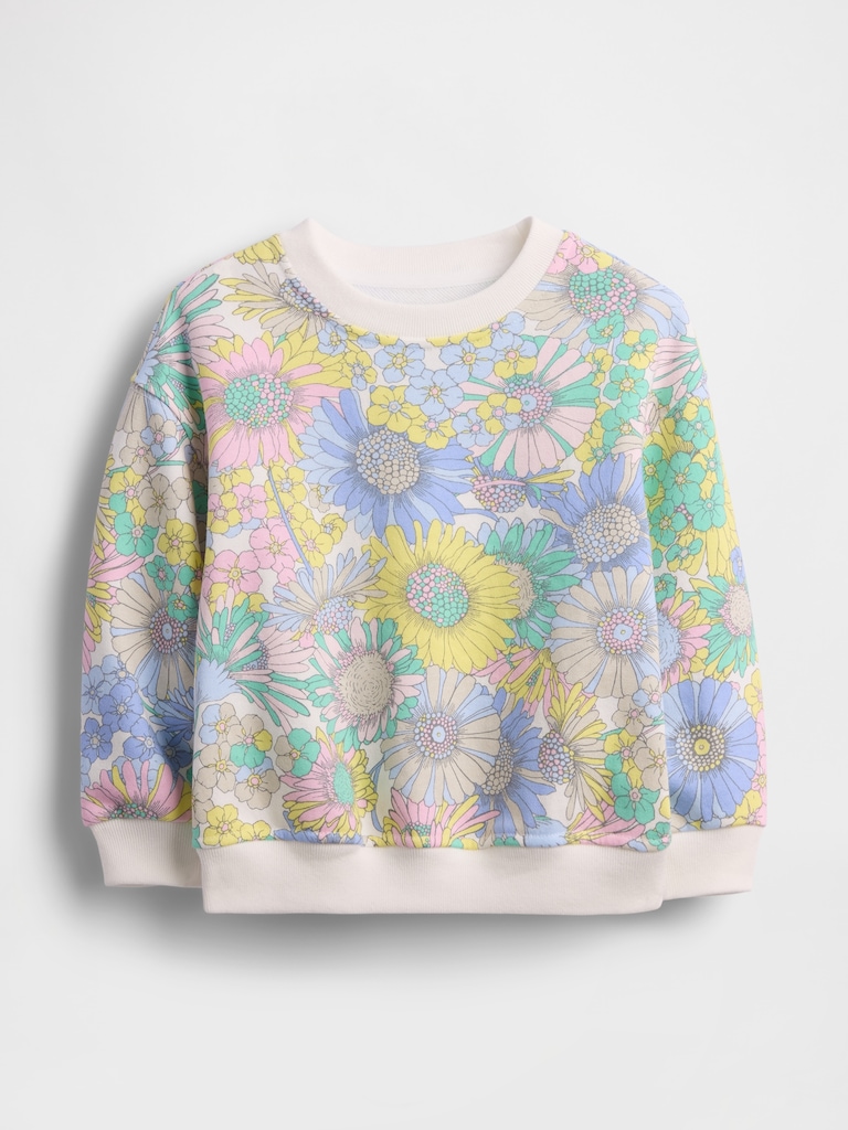 Baby & Toddler VintageSoft Terry Floral Sweatshirt