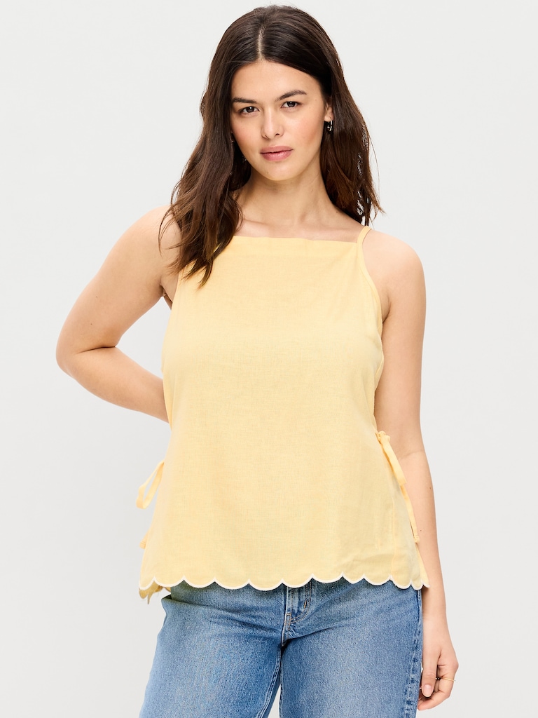 Apron Side-Tie Tank Top