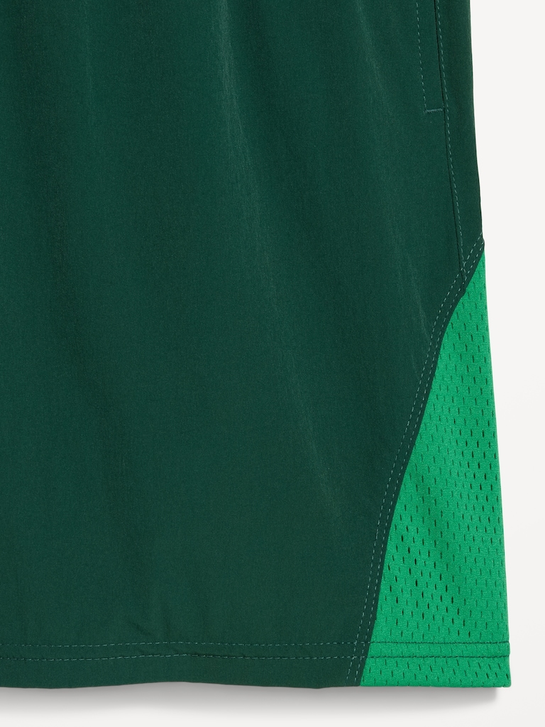 Loose Color-Block Shorts -- 5-inch inseam