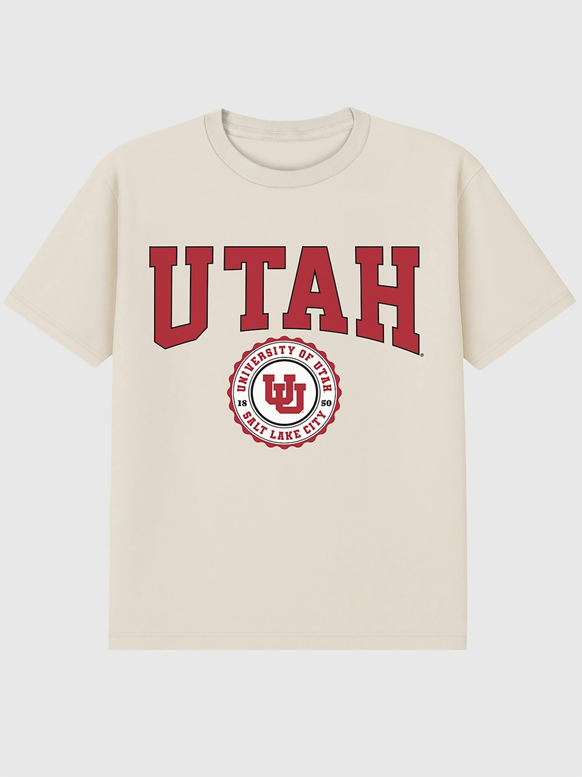 University of Utah Collegiate Seal Dark Graphic T-Shirt