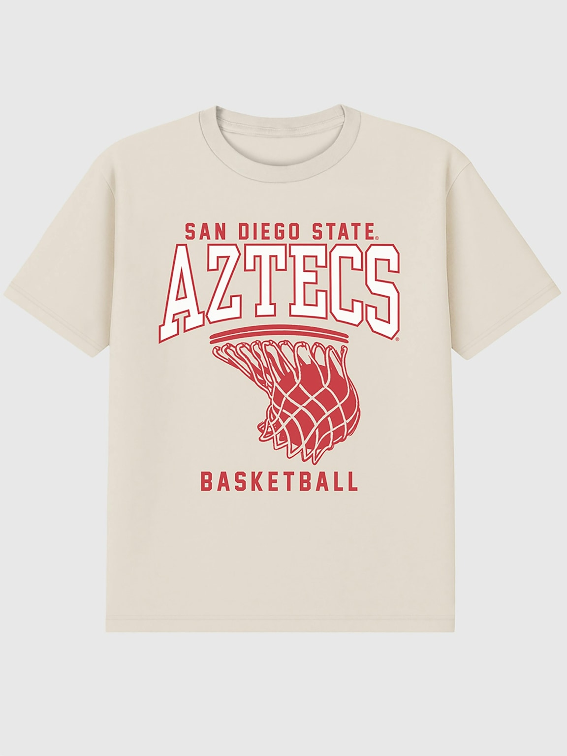 San Diego State University Basketball Hoop Graphic T-Shirt