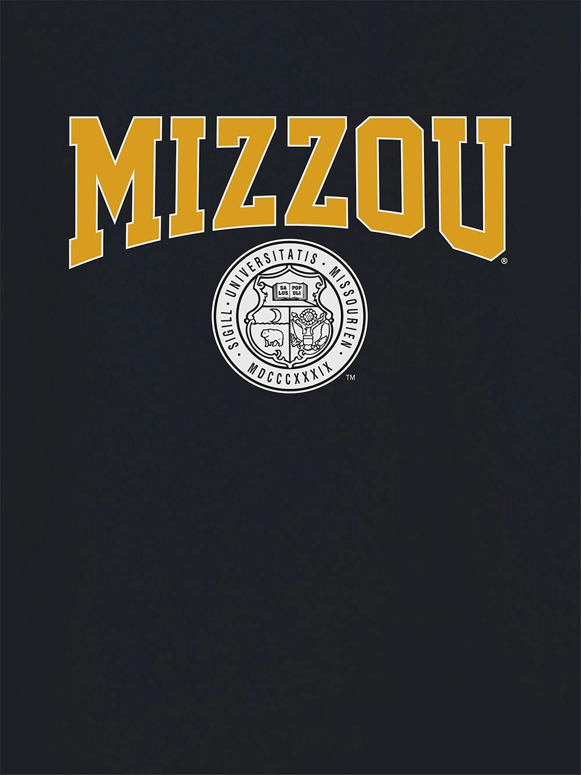 University of Missouri Collegiate Seal Graphic T-Shirt