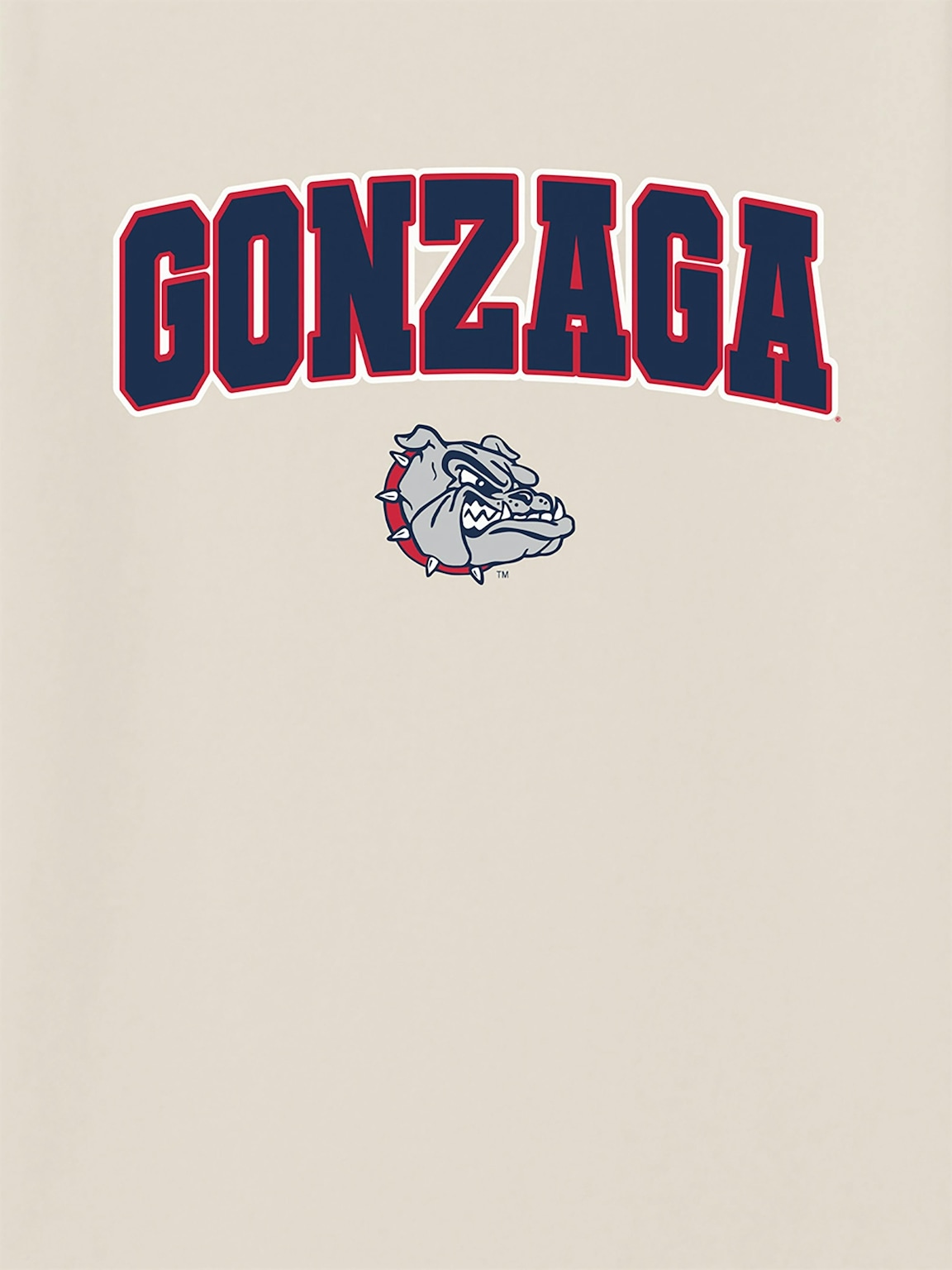 Gonzaga University Arch Logo Dark Graphic T-Shirt