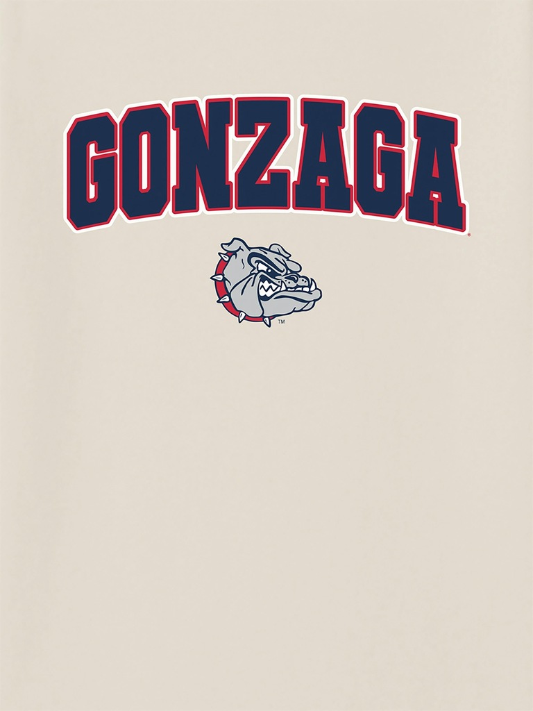 Gonzaga University Arch Logo Dark Graphic T-Shirt