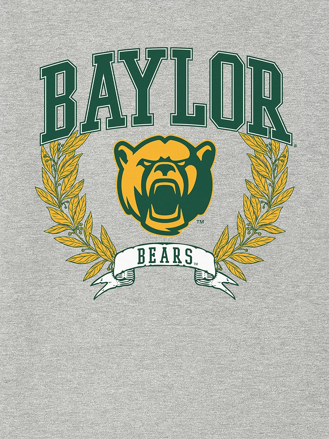 Baylor University Laurels Dark Graphic T-Shirt