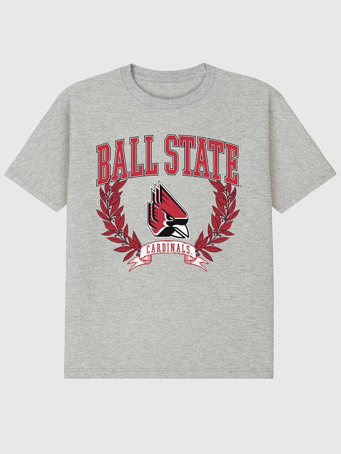 Ball State University Laurels Dark Graphic T-Shirt