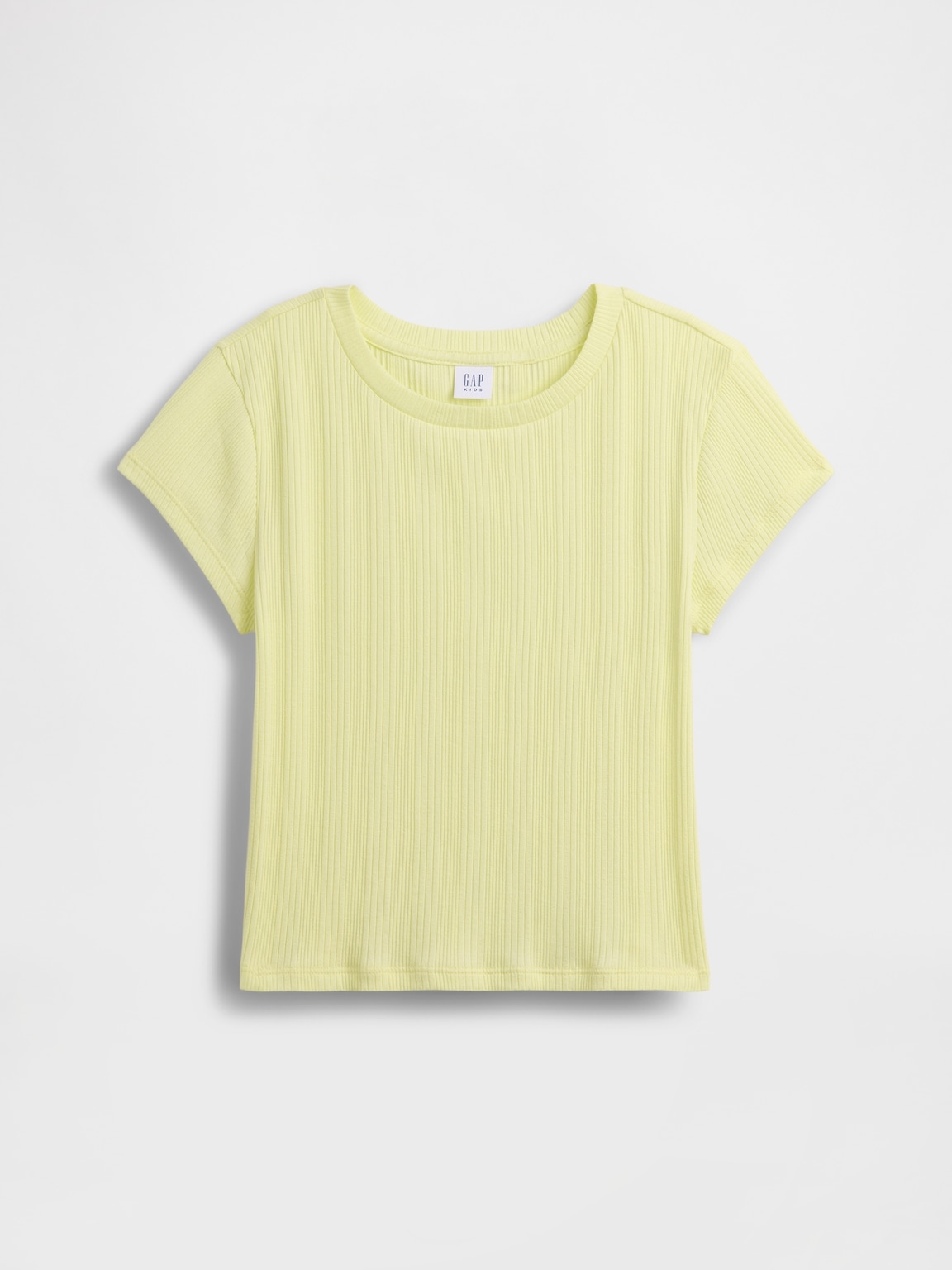 Kids Variegated Rib Fitted T-Shirt