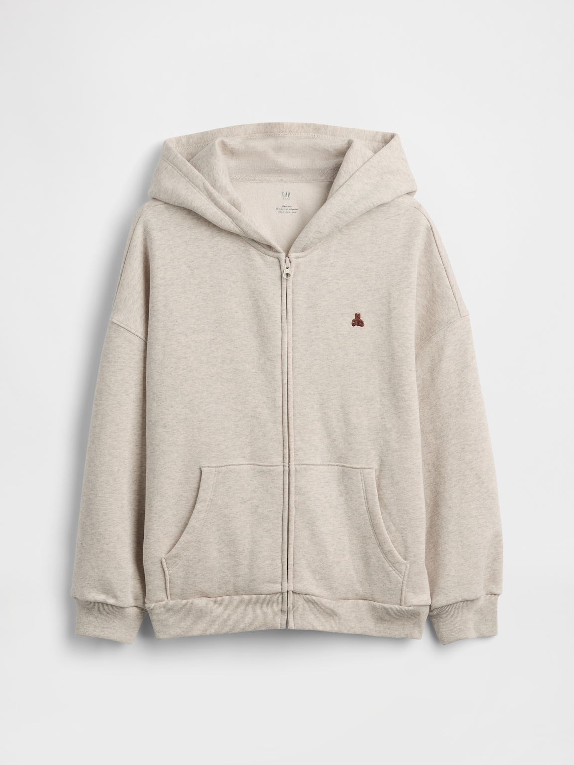 Kids VintageSoft Oversized Zip Hoodie