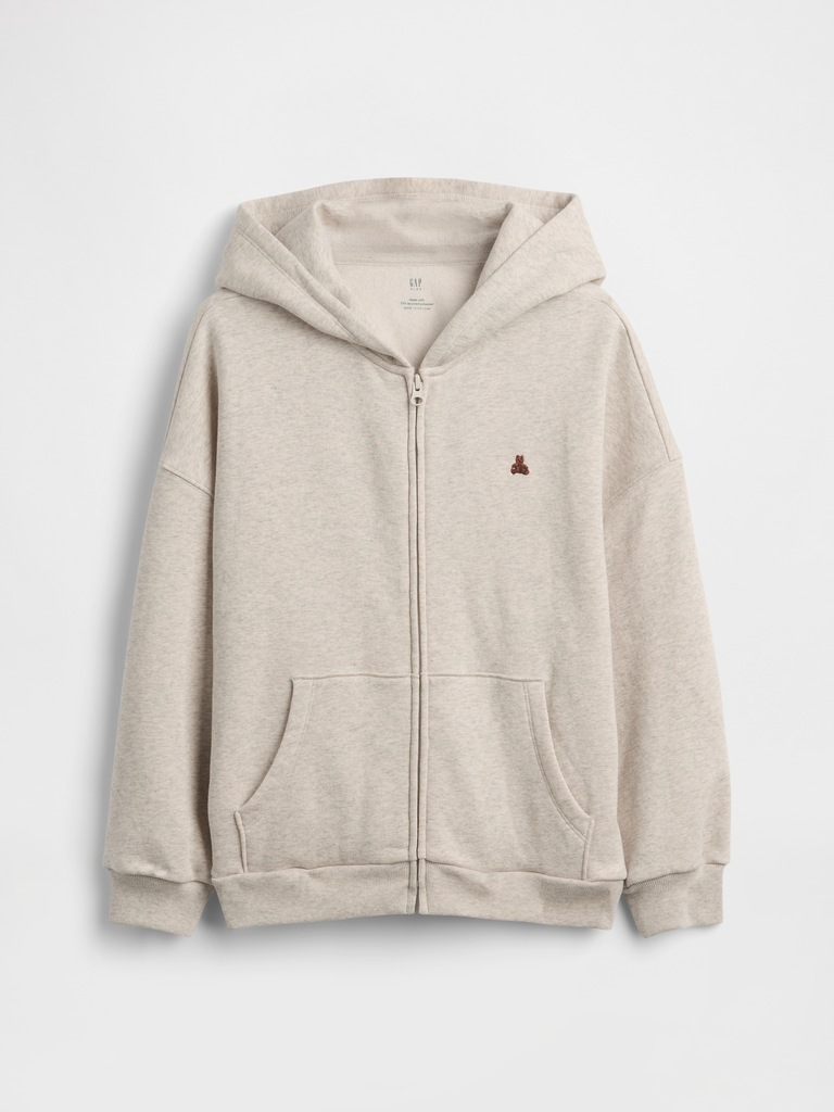 Kids VintageSoft Oversized Zip Hoodie