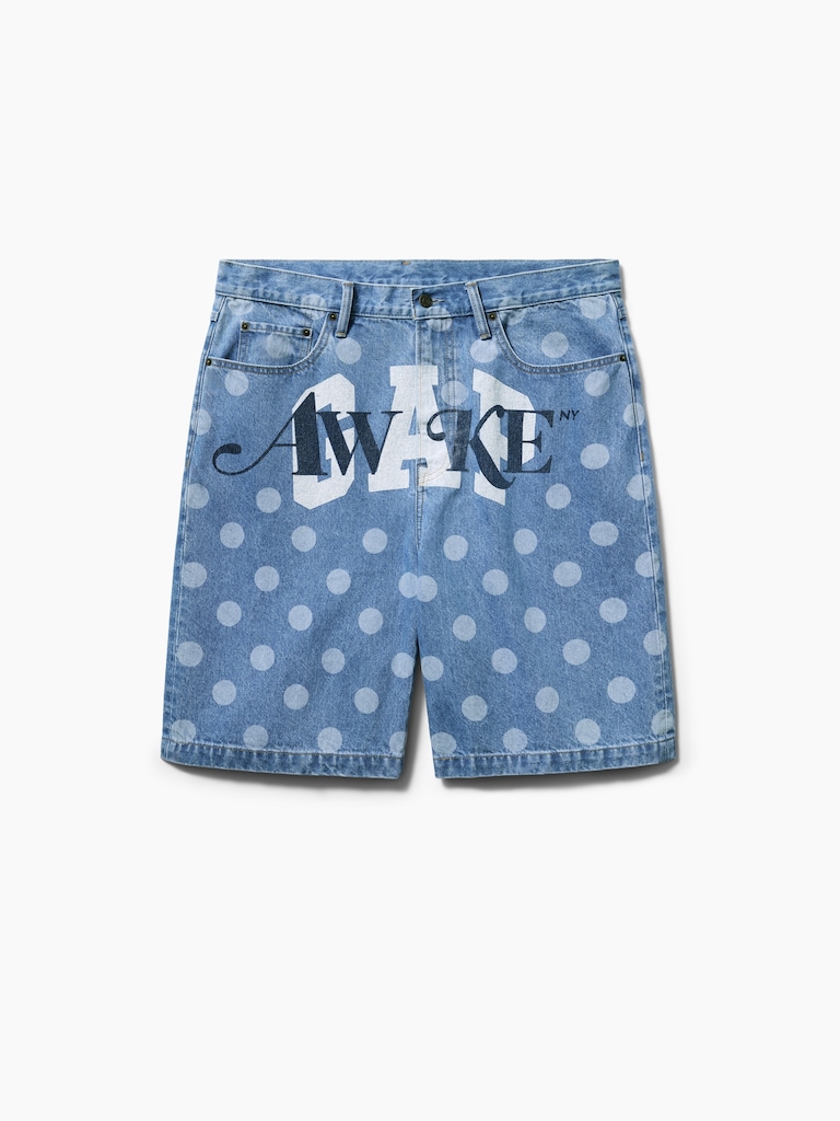 Gap × Awake NY ‘90s Loose Dotted Denim Shorts  