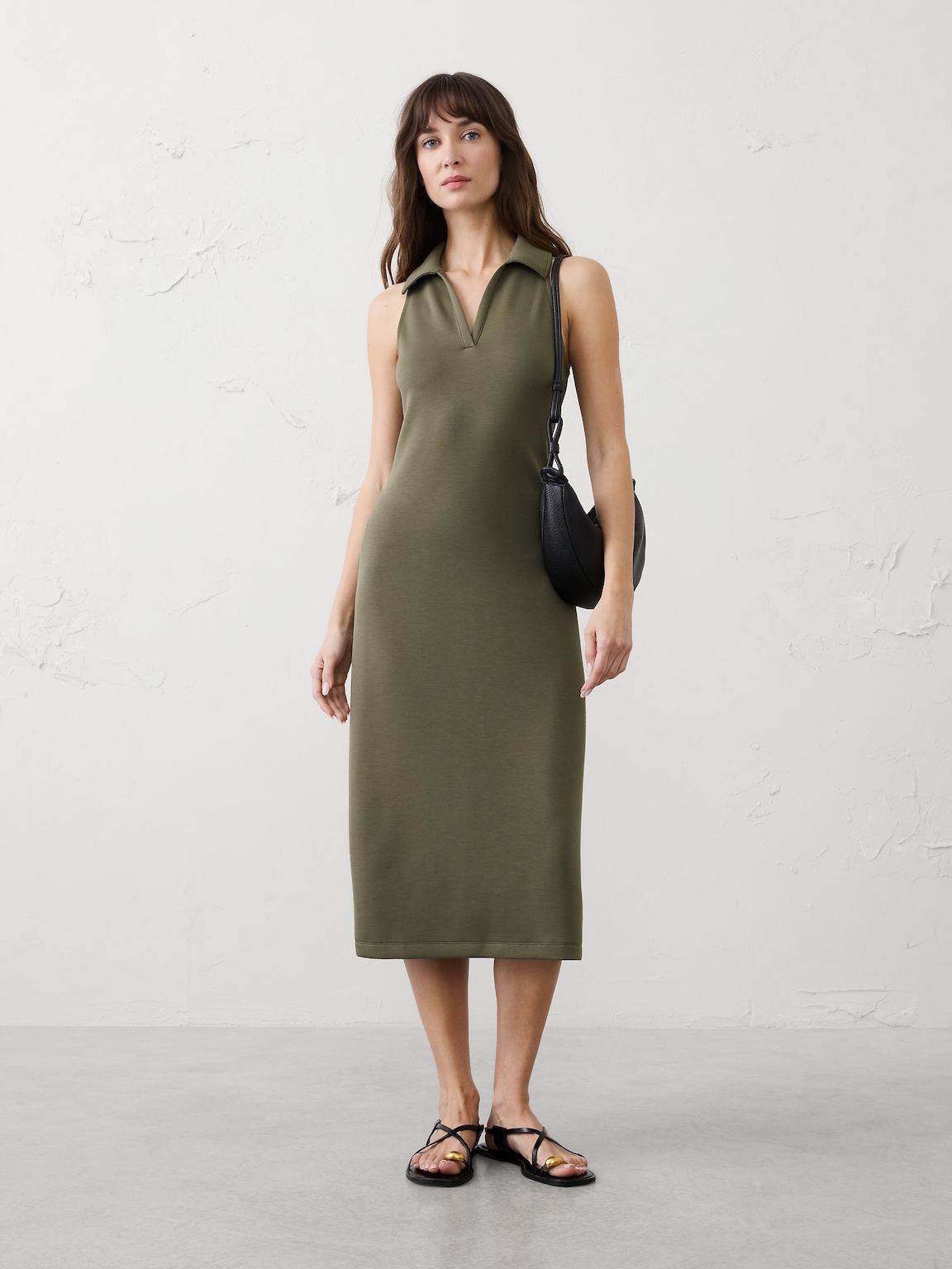 Soft Touch Halter Midi Dress