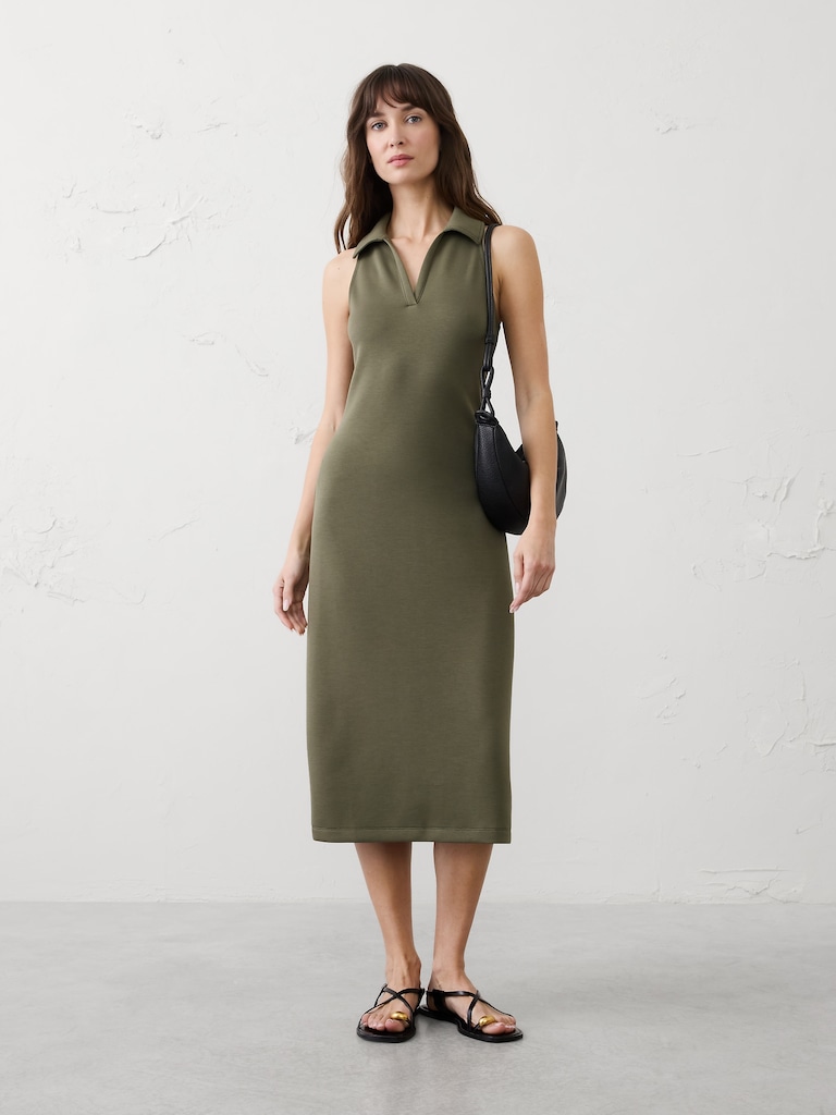 Soft Touch Halter Midi Dress
