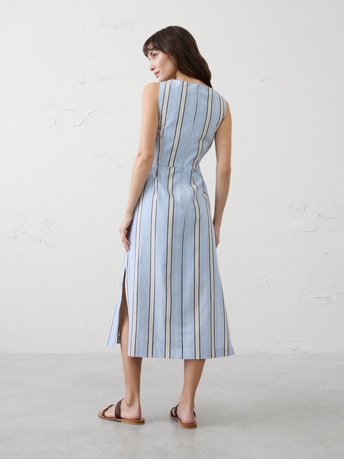 Cinched Cutout Midi Dress