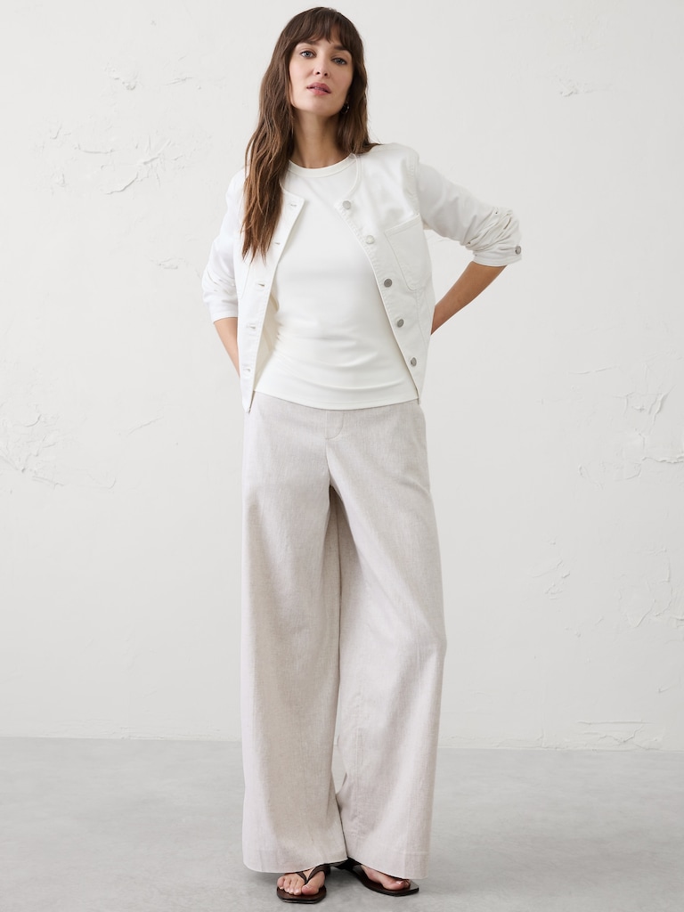 Soft Interlock Side-Shirred Top