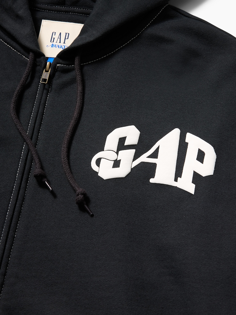 Gap × Awake NY Heavyweight Oversized Logo Zip Hoodie
