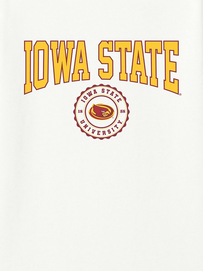 Iowa State University Collegiate Seal Dark Graphic T-Shirt