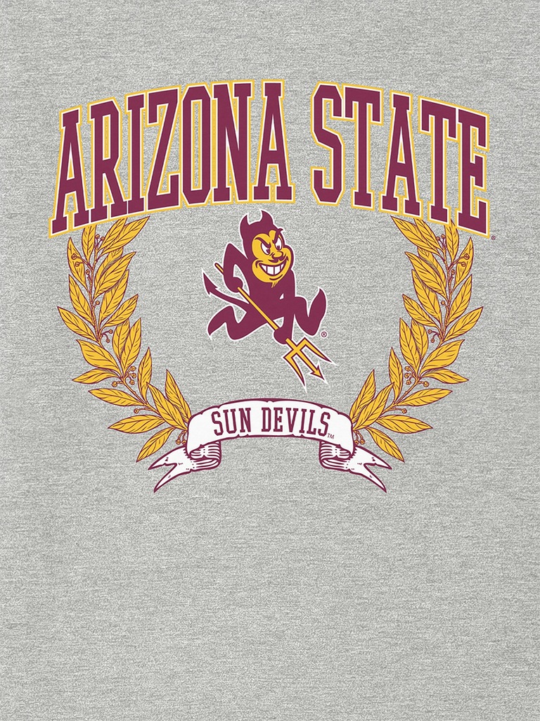 Arizona State University Laurels Dark Graphic T-Shirt