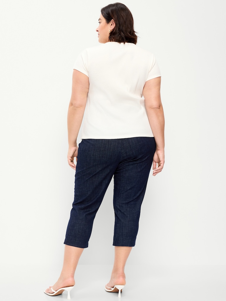 High-Waisted Pixie Capri Pants