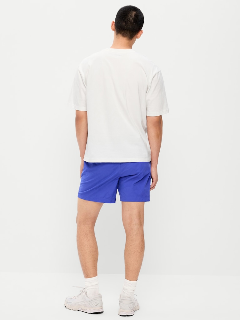 Solid Jogger Shorts -- 5-inch inseam