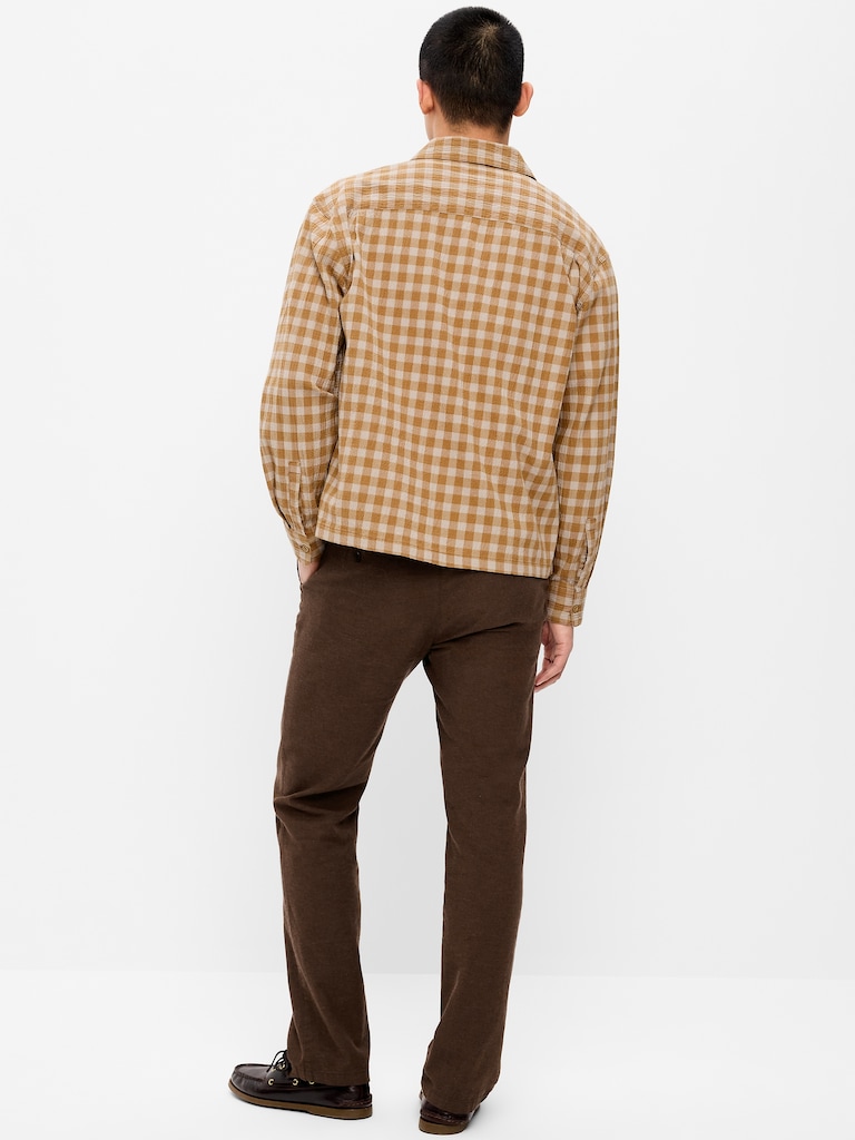 90's Straight-Fit Linen-Blend Dress Pants