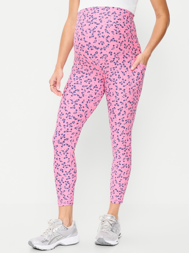 Legging PowerSoft longueur 7/8 à panneau couvrant de Maternité