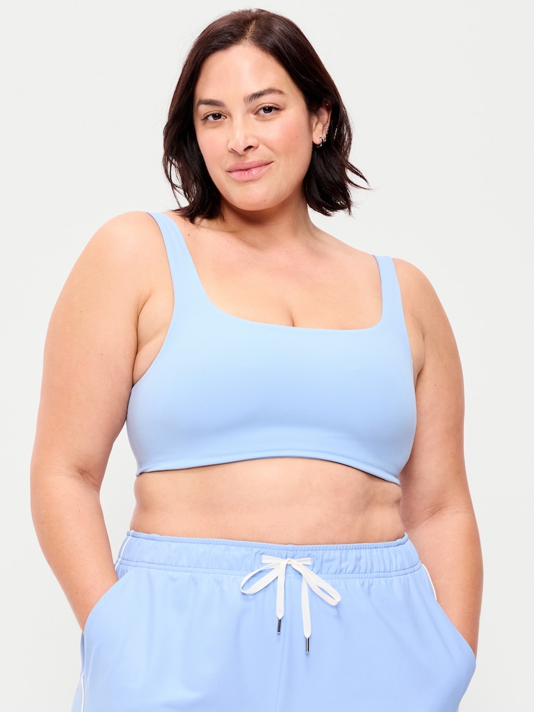 Light Support StudioSmooth Square-Neck Sports Bra