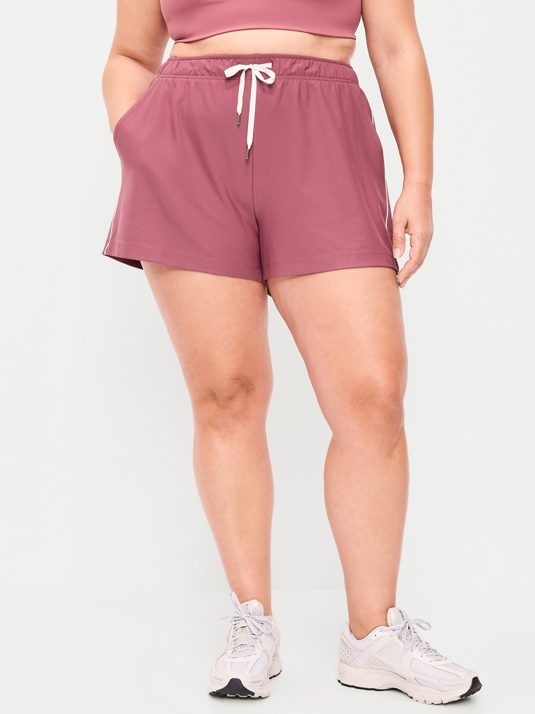 High-Waisted PowerSoft Shorts -- 3.5-inch inseam