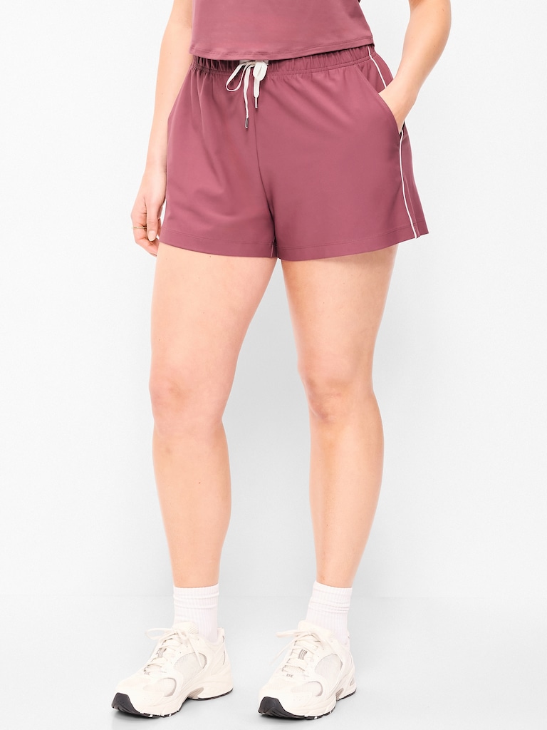High-Waisted PowerSoft Shorts -- 3.5-inch inseam