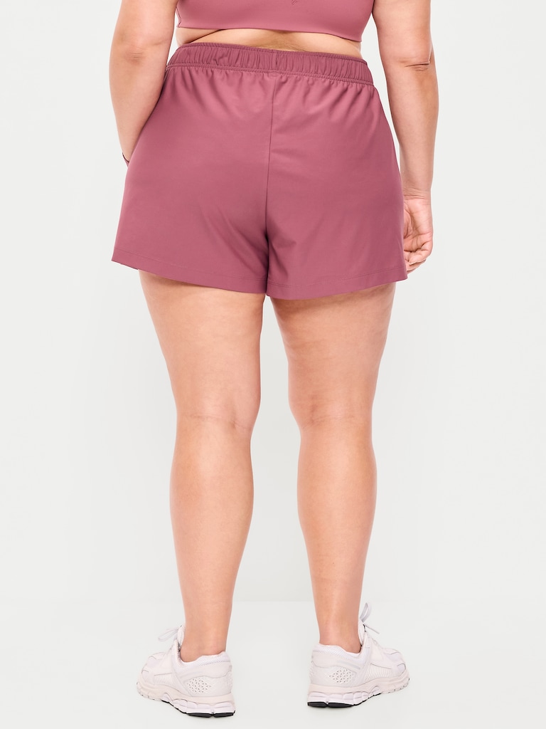 High-Waisted PowerSoft Shorts -- 3.5-inch inseam