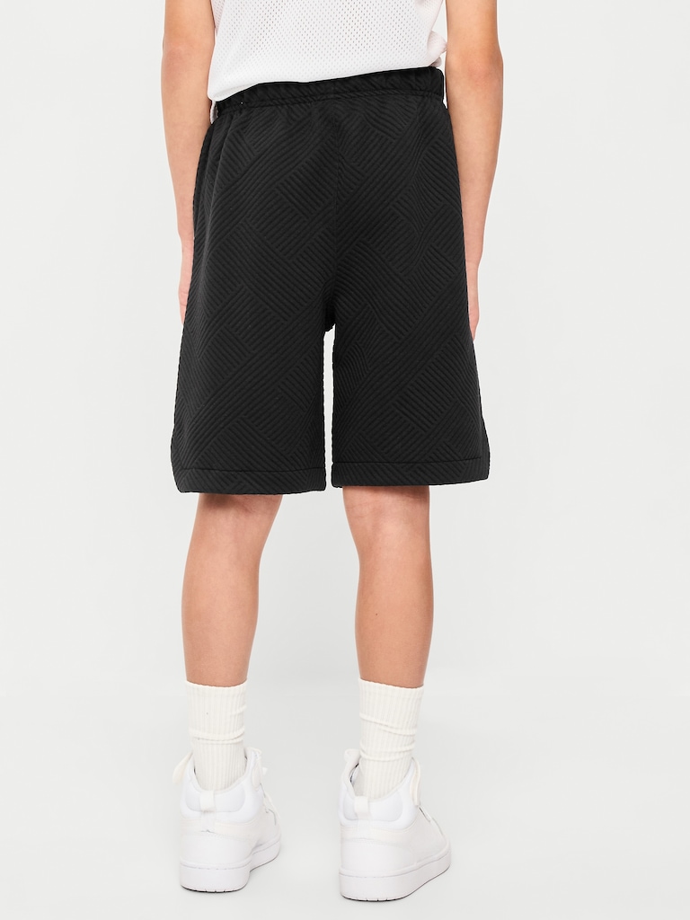 Dynamic Fleece Textured Basketball Shorts for Boys