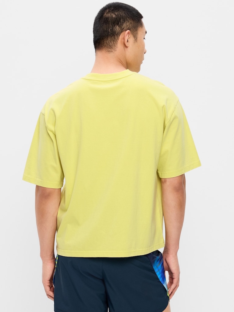 Heavyweight Graphic Cropped T-Shirt