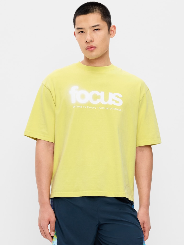 Heavyweight Graphic Cropped T-Shirt