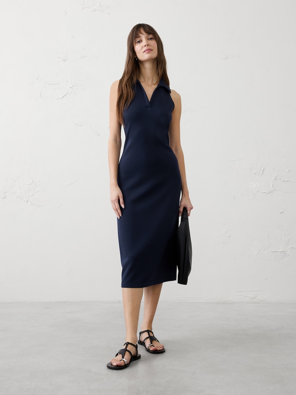 Soft Touch Halter Midi Dress
