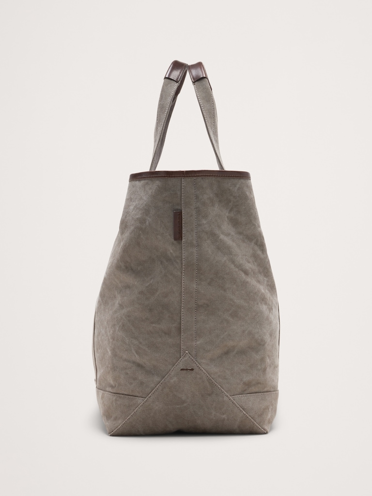 Canvas & Suede Weekend Tote