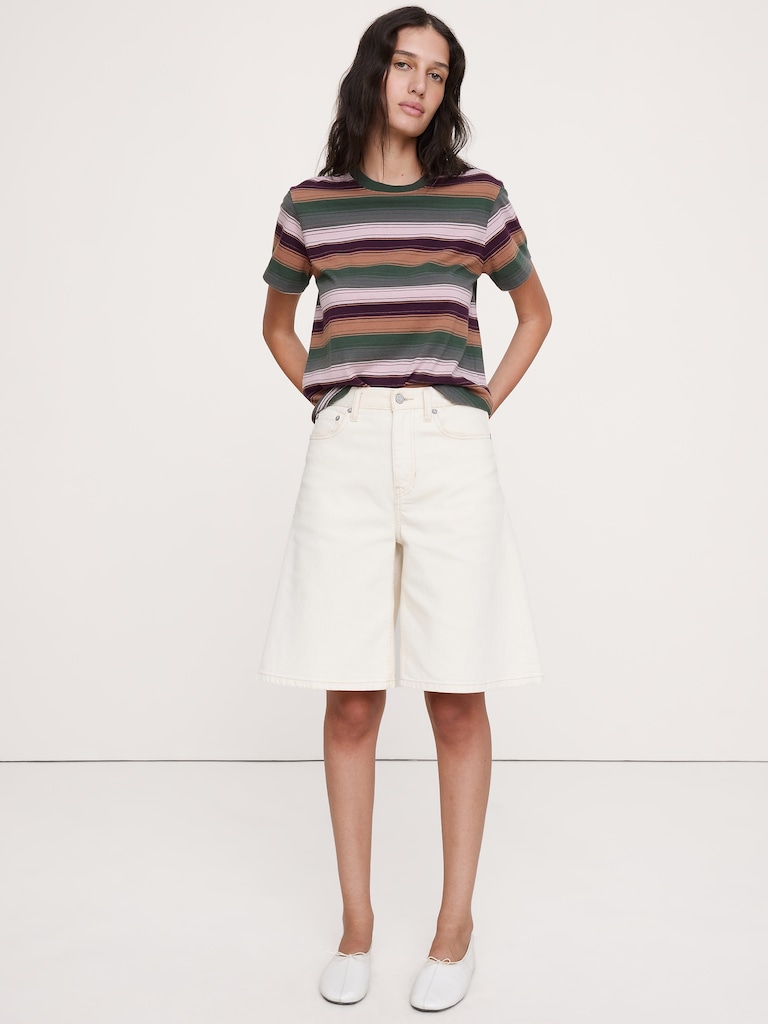 Vintage Cotton Crew-Neck T-Shirt