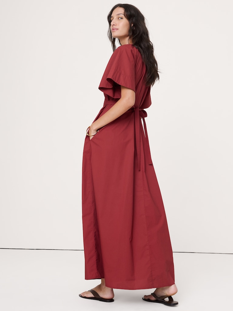 Tie-Back Maxi Dress