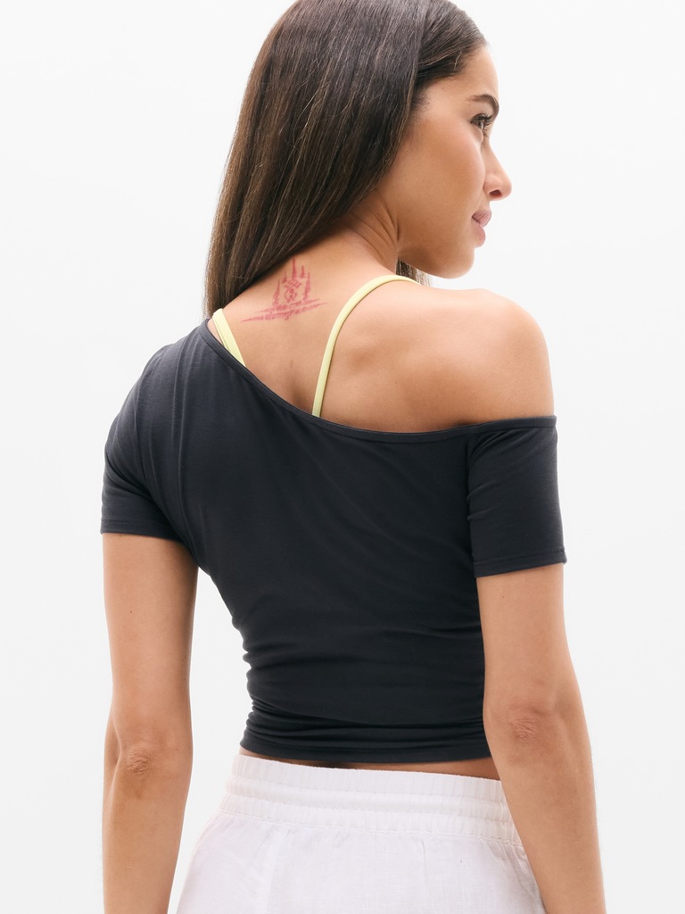 Move With Ease One Shoulder Tee