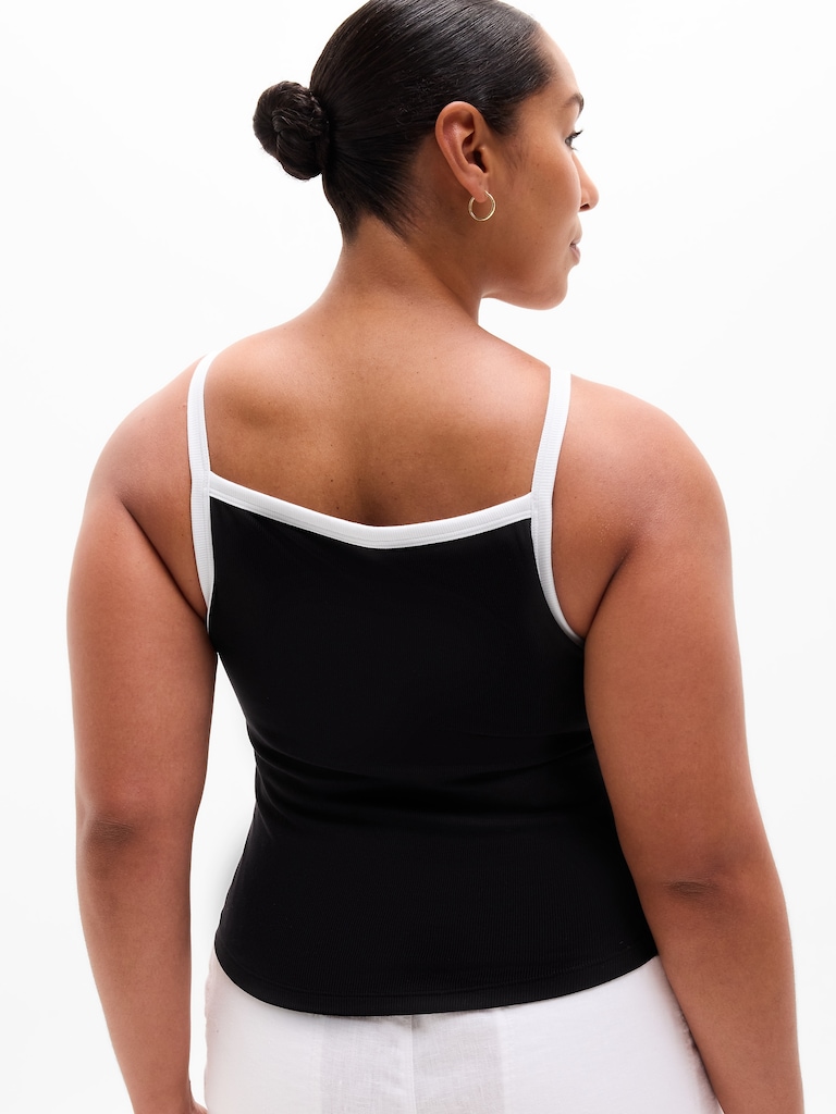 Signature Rib Apron Support Top