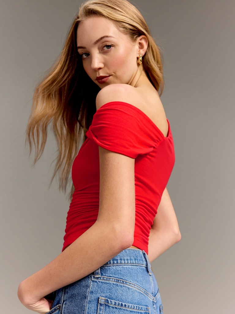 Old Navy x Christopher John Rogers One-Shoulder Twist Top