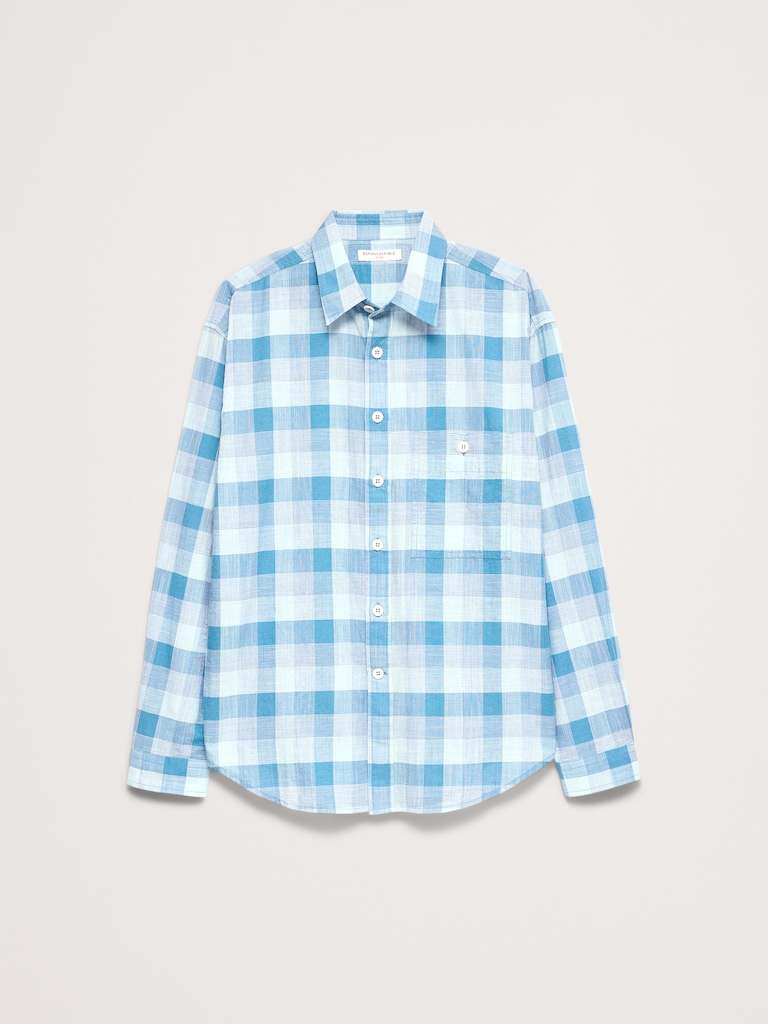 Relaxed-Fit Summerweight Cotton Shirt