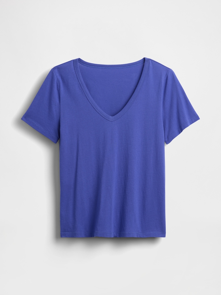 Organic Cotton VintageSoft V-Neck T-Shirt