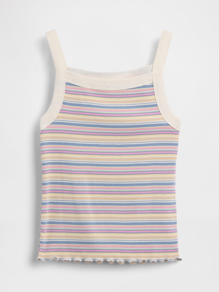 Kids Rib Square-Neck Tank Top