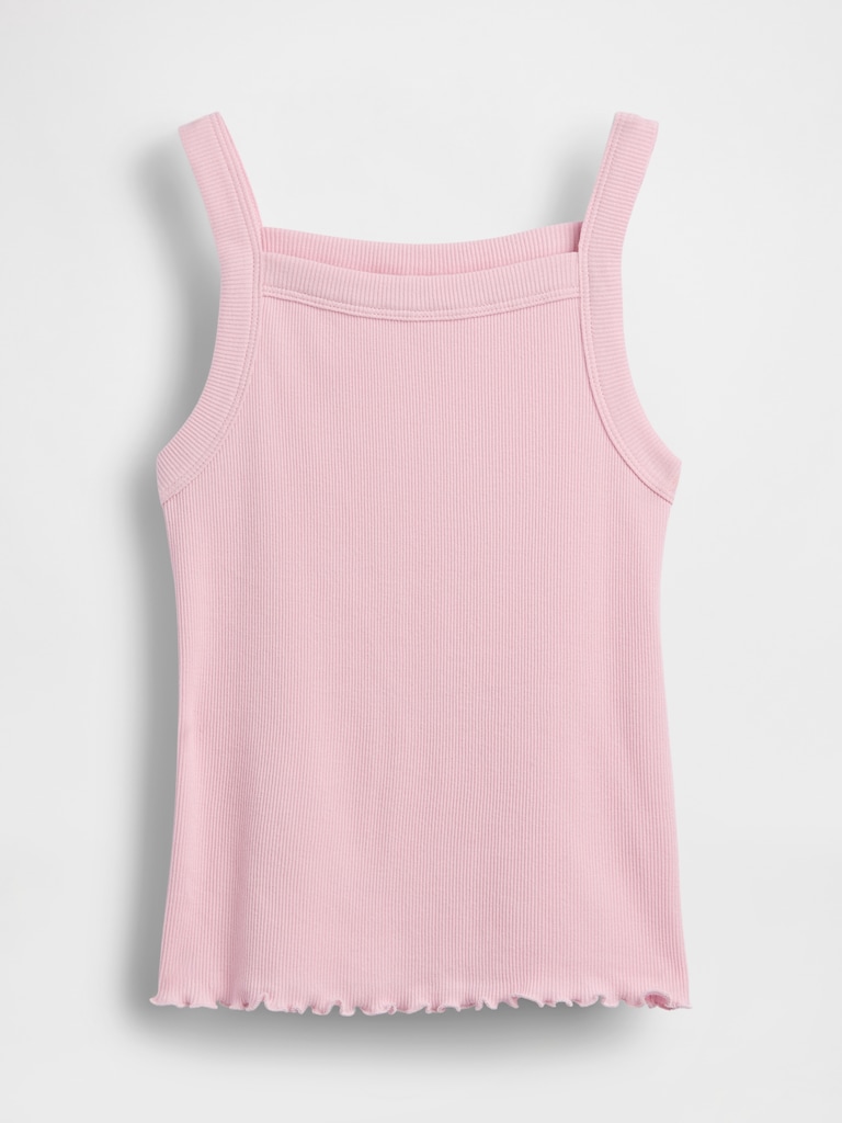 Kids Rib Square-Neck Tank Top